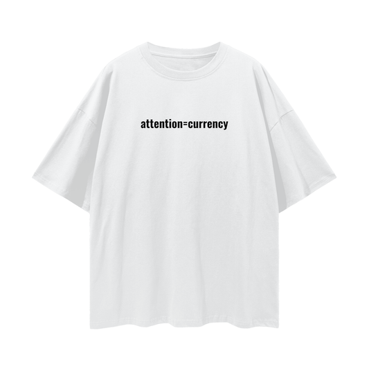 attention=currency tee