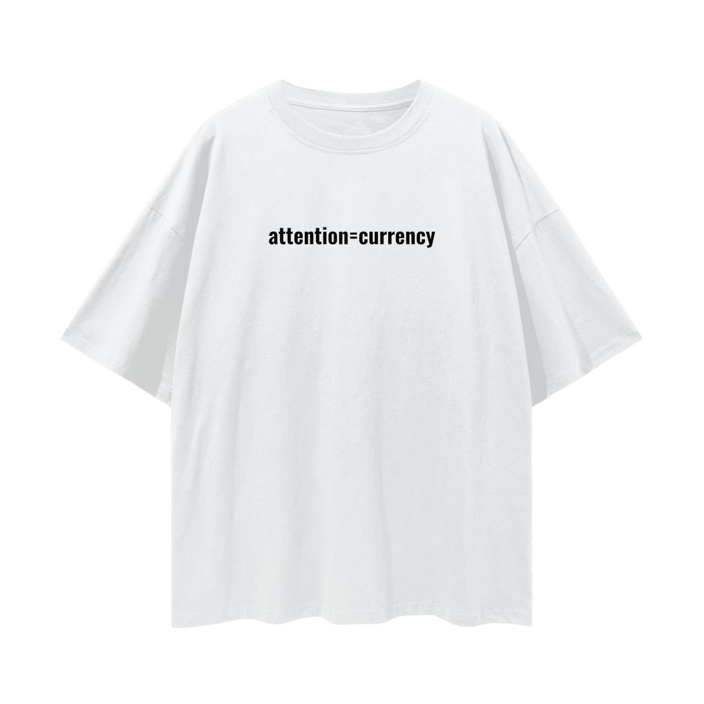 attention=currency tee